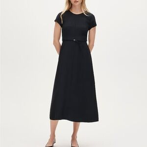 J. Crew Classic Mathilde dress in luster canvas